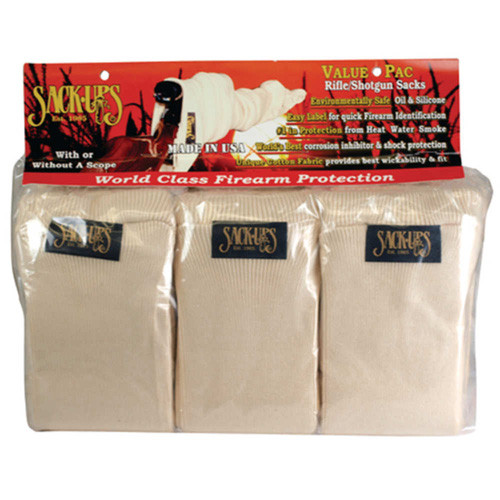 Sack-Ups Model 301 Natural White 52in Rifle Shotgun Sacks 6 Pack