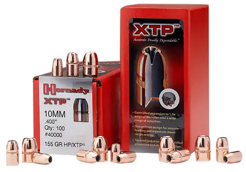 Hornady 35540 XTP 9mm .355 115 gr Hollow Point 100 Per Box/ 25 Case