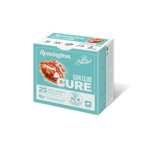 Remington 12 Gauge R20031 Gun Club Cure 2.75" 1-1/8oz 8 Shot
