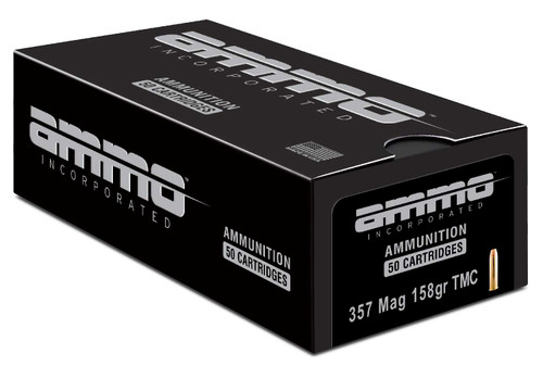 Ammo Inc .357 Magnum 357158TMCA50 Signature Total Metal Case TMC 158 Grain