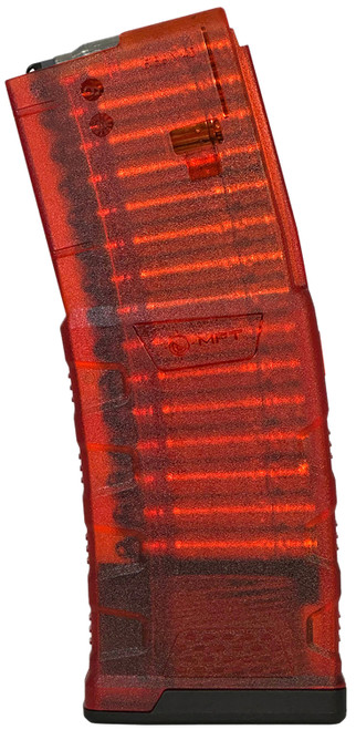 Mission First Tactical EXDPM556TR EXD 30rd 5.56 Fits AR/M4 Translucent Red