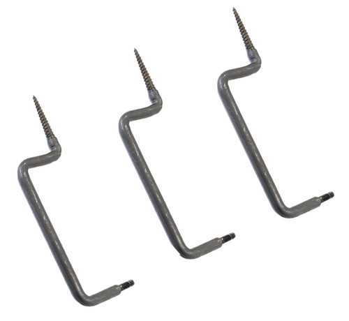 Stealth Cam STCTS3PK Tree Screw Mounts Compatible With 1/4"-20 thread adapter Black 3 Per Pkg