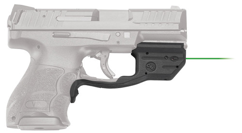 Crimson Trace 0165901 Laserguard H&K VP9/VP9SK/VP40, Green Laser Black Polymer