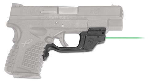 Crimson Trace Laserguard 0147201 Green Laser for Springfield XD-S, Black Polymer