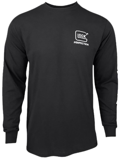 Glock AP96101 Perfection Long Sleeve Tee Black Pre-Shrunk Cotton Long Sleeve XL