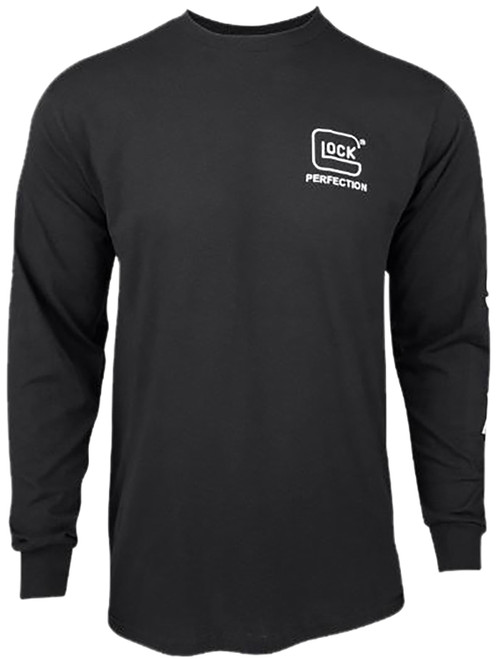 Glock AP96102 Perfection Long Sleeve Tee Black Pre-Shrunk Cotton Long Sleeve 2XL