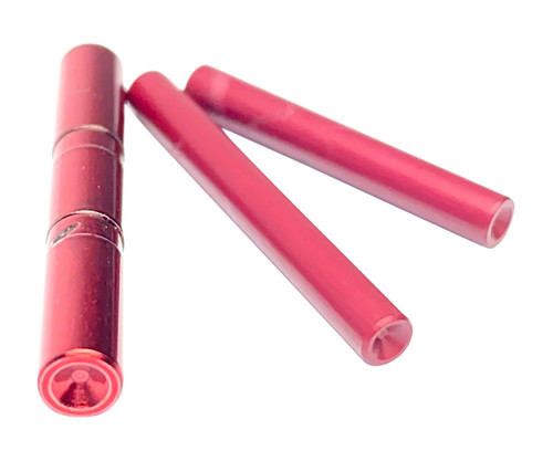 Cross Armory CRG5PSRD 3 Pin Set Dimpled Compatible w/Glock 17/19/26/34 Gen5 Red Steel Pistol