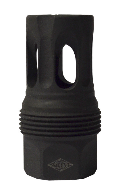 Yankee Hill 444532 sRx Q.D. Flash Hider Short Black Phosphate Steel with 5/8"-32 tpi for sRx Adapters