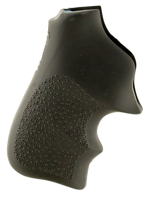 Hogue 78020 Tamer Cushion Black Rubber Grip with Finger Grooves for Ruger LCR, LCRx