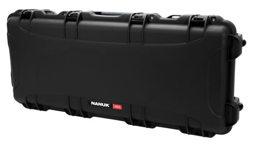 Nanuk 985AR01 985 Black Resin AR-15 Hard Case with Foam Insert and Wheels