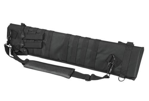 NcStar CVSCB2917B VISM Shotgun Scabbard Black 600D PVC 29"- 34.75"