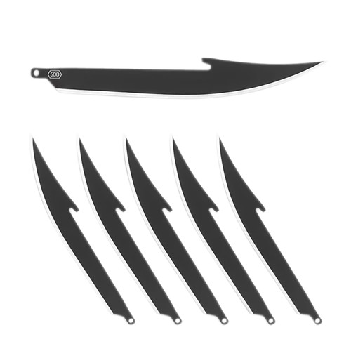 Outdoor Edge RR50K6C 5" Boning/Fillet Plain 420J2 SS Blade 6 Blades