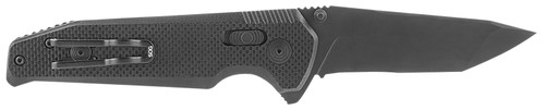S.O.G SOG-12-57-02 Vision XR 3.36" Folding Tanto Part Serrated Black TiNi CTS XHP Steel Blade Black G10 Handle