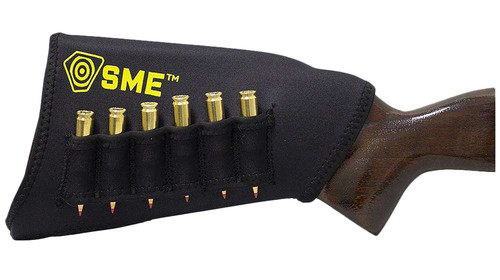 SME SMERSRSL Stock Riser with Shell Loop Black Neoprene