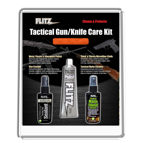 Flitz Tactical Gun & Knife Care Kit Clamshell