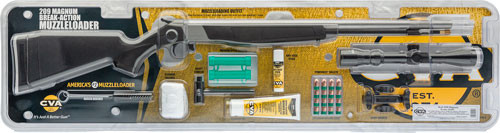 CVA WOLF V2 209M 50 CAL 24" 3-9X32 SS/BLK SYN ACCESS PACK