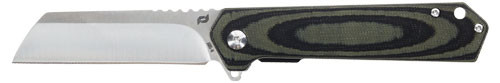 SCHRADE KNIFE LATERAL FOLDER 3.25" AUS-10 OD GREEN/LAM