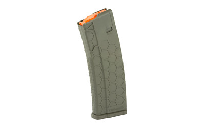 HEXMAG Magazine, Series 2, 223 Remington/556NATO, 10 Round Capacity, 30 Round Body, OD Green, Fits AR Rifles HX1030-AR15S2-ODG