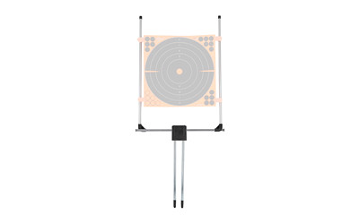 Allen Company Hub Stake Adjustable Target Stand, Fits 24"x24" Targets, 19.5" Tall, Black 15826