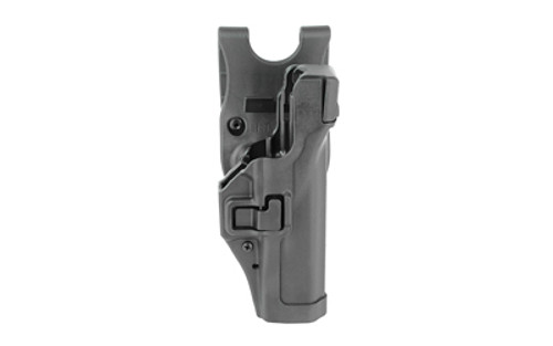 BLACKHAWK Level 3 Duty SERPA Belt Holster, Fits Glock 17/19/22/23/31/32, Right Hand, Matte Finish, Black 44H100BK-R