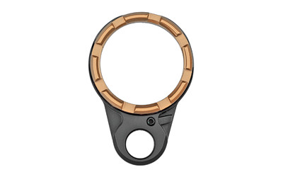 Fortis Manufacturing, Inc. Light Weight K2, Castle Nut and End Plate, Black and Flat Dark Earth, Anodized Finish LE-BLK-K2-FDE