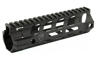 Fortis Manufacturing, Inc. REV II Free Float Rail System, Handguard, 6.7", Continuous Picatinny Top Rail, M-LOK at 3/6/9 O'clock, Does Not Include Barrel Nut, Anodized Black Finish REV-II-7-ML
