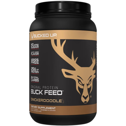 Bucked Up Buck Feed Protein Snickerdoodle 30 Serving Tub