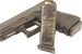 ETS Group GLK1910 Pistol Mags 10rd 9mm Luger Compatible w/ Glock 26/19 Gen1-5 Clear Polymer