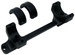 DNZ 16700 Game Reaper-Remington Scope Mount/Ring Combo Black 1"