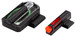 HiViz SG320FD21 FastDot H3 Sight Set for SIG P320 Red Fiber Optic Front Sight-Green Tritium Rear Sight