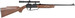 Daisy 992880603 Powerline 880 Pump Pneumatic 177 1 Pellet/50 BB Shot Molded w/Checkering & Woodgrain Black Receiver Powerline Fixed Monte Carlo Stock