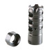 Patriot Ordnance Factory 00308 Triple Port Muzzle Brake Black Nitride 1/2"x28 Threads, 223 Rem 5.56x45mm NATO