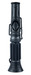 Primos Rubberneck Open Deer Call Converts Grunt to Estrus Bleat - Black Rubber