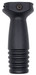 Ergo 4253BK Pop Bottle Vertical Forward Grip Black Polymer, Ribbed Lower for Picatinny Rail