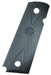 Hogue 45010 OverMolded Grip Panels Black Rubber for 1911 Government