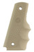 Hogue 45003 OverMolded Grip Cobblestone Desert Tan Rubber with Finger Grooves for 1911 Governement