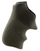 Hogue 78020 Tamer Cushion Black Rubber Grip with Finger Grooves for Ruger LCR, LCRx
