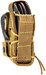 High Speed Gear 13DC10CB TACO Handcuff Holder Nylon Coyote Brown Adaptable Belt Mount Up to 2.25"