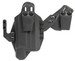 Blackhawk 416702BK Stache IWB Size 02 Black Polymer Belt Clip Compatible w/Glock 19/23/32/45 Belt 1.50" Wide Ambidextrous