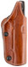 Galco PHX126 Phoenix OWB Tan Leather Belt Slide Fits S&W N Frame Fits 4" Barrel Right Hand