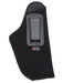 GrovTec US Inc GTHL14115R Inside The Pants IWB Size 15 Black Suede Belt Clip Fits Large Semi-Auto 3-4" Barrel Right Hand