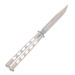 Cold Steel CSFL43ARC Arc Angel Balisong Butterfly 5.45" Folding Clip Point Plain Satin S35VN SS Blade, Aluminum Handle