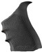 Hogue 17030 Grip Sleeve Handall Beavertail Black Rubber