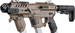 Recover Tactical PIXPMGST02 P-IX+MG PG9 SR20 Metal Front Guard Buffer Tube Tan