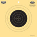 Birchwood Casey 35815 Dirty Bird 8" Bullseye Tagboard Hanging 50 yds Small Bore Rifle Black/Yellow 25 Per Pkg