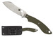 Spyderco FB50GPOD Stok 2.95" Fixed Drop Point Plain Stonewashed 8Cr13MoV SS Blade/Olive Drab Textured G10 Handle Includes Sheath w/G-Clip