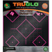 TruGlo TG14P6 Tru-See 5- Diamond Target Self-Adhesive Heavy Paper Black/Pink 12"x12" 6 Pack