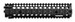 Daniel Defense 0100408020006 MK18 RIS II Handguard 6061-T6 Aluminum Black Picatinny Rail AR-15 9.55" Long
