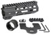 Midwest Industries MICRM6 Combat Black Hardcoat Anodized 6061-T6 Aluminum 6" Picatinny/M-LOK