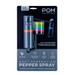 POM Grey Clip-On Pepper Spray for Everyday Carry